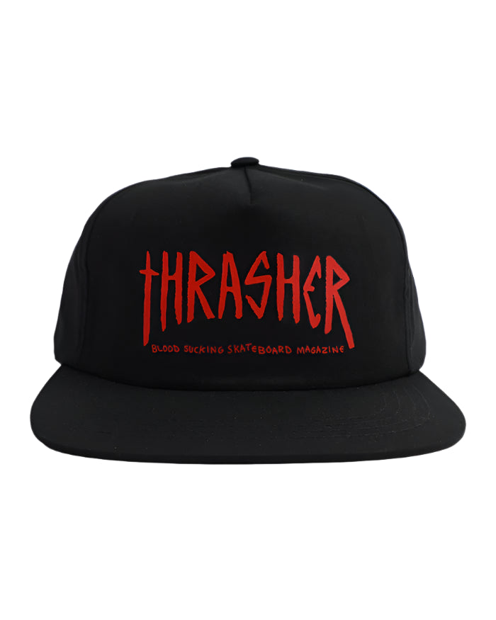 Thrasher x Toy Machine - Scratch Black Unisex Snapback