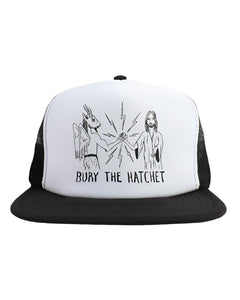 Thrasher x Toy Machine - B.T.H.  Black Unisex Trucker