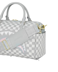 KNIT SHARKS IN PARIS IN CREAM MINI DUFFLE