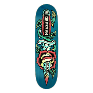 مجموعة Dressen Rose Dagger Pro مقاس 8.7 بوصة × 31.825 بوصة من Santa Cruz Decks