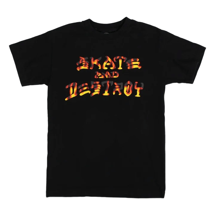 Thrasher Skate And Destroy BBQ S/S Black T-Shirt