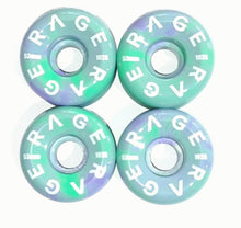 Load image into Gallery viewer, Rage Logo Multi 53MMFeatures: 

Rage Skateboard Wheel
Size 53mm 
Pack of Four Wheels
102A hard skateboard wheels
Shape - Conical
Rage Logo - Multi
WheelsRageRage 

