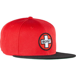 Panel 6 Snapback Cap Red