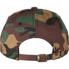 Load image into Gallery viewer, Dad Camo Cap W/ Circle Pin
