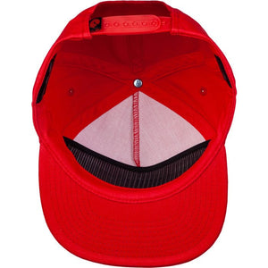 قبعة ريبر سنابباك باللون الأحمر