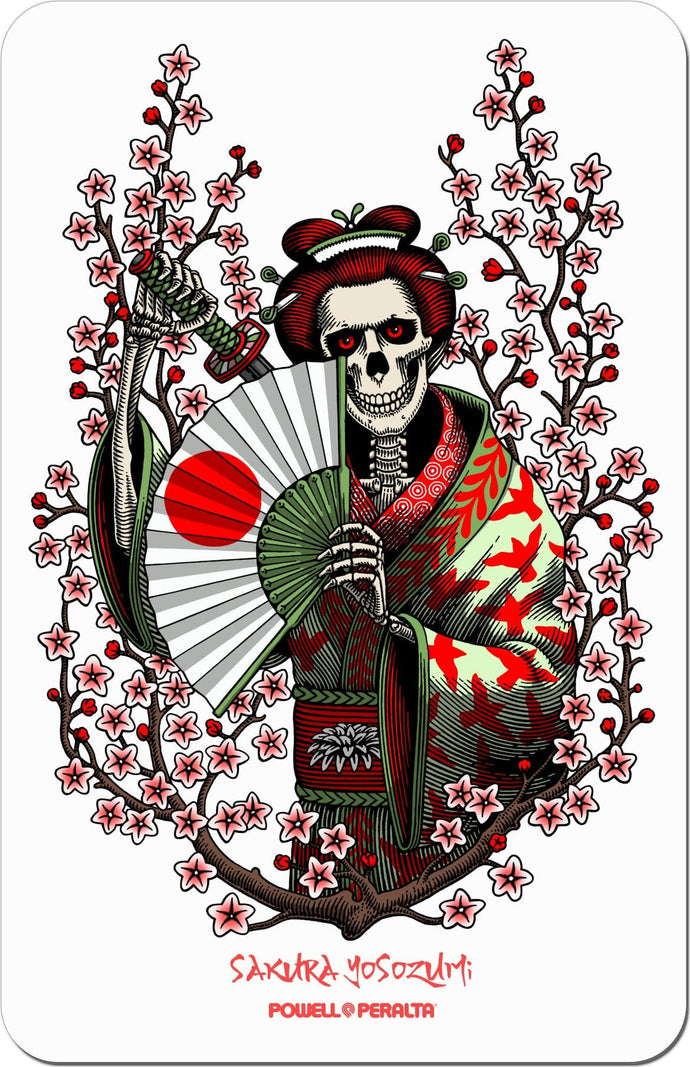 Powell Peralta Sakura Yosozumi Samurai Sticker