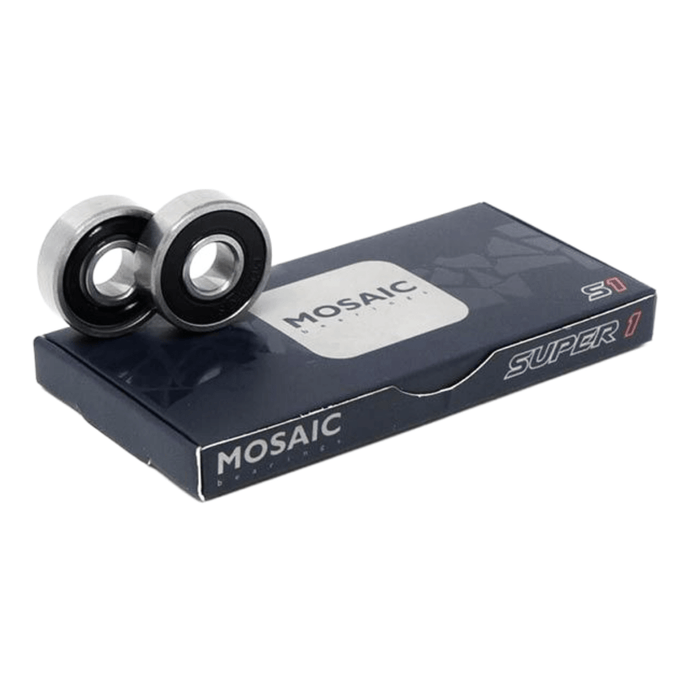 Super 1 Abec 7 Black Bearings